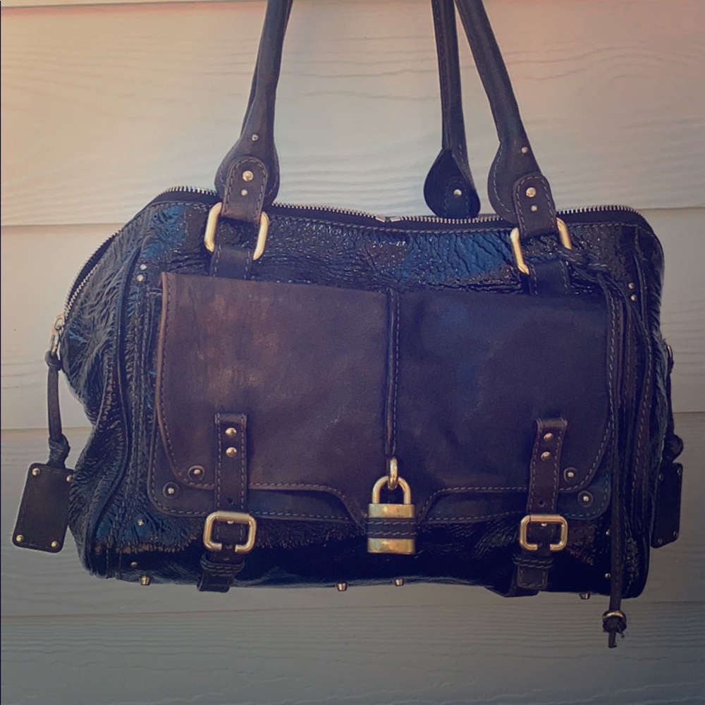 Authentic Chloe pad-lock purse